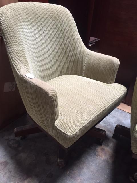 RENTAL - Pale Green Fabric Conf. Chair - click to see full size photo