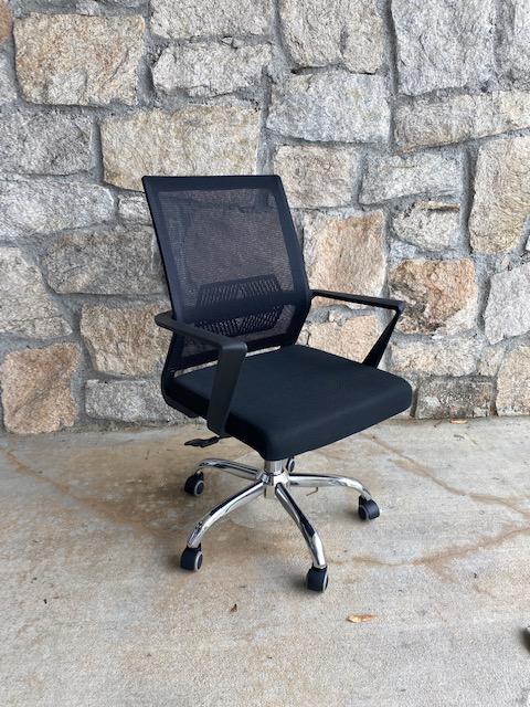 NEW In The Box Black Mesh Chairs - click to see full size photo