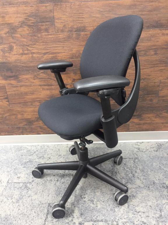 Steelcase Leap V1 Black Task Chairs - click to see full size photo
