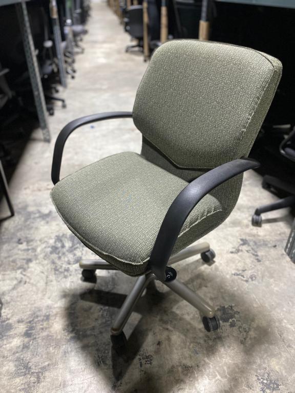 Olive Green Task Chairs - click to see full size photo