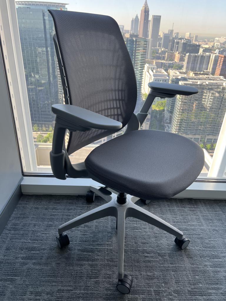 Allsteel Mimeo Task Chair- Gray - click to see full size photo