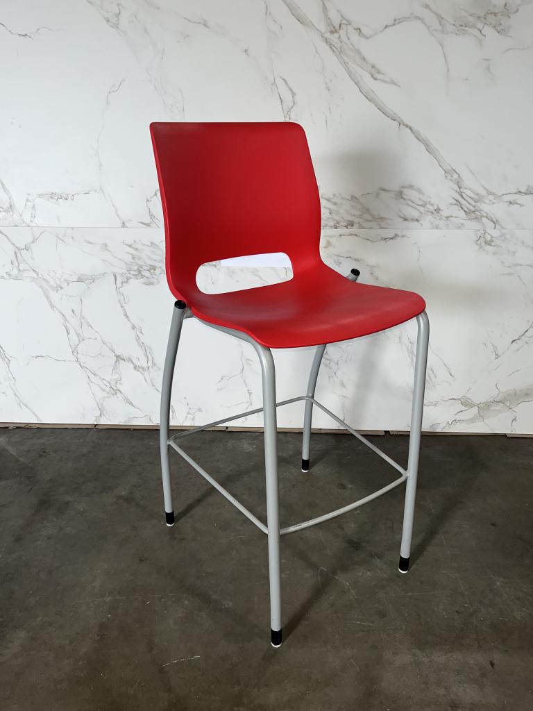 Hon Red Bar Stools - click to see full size photo