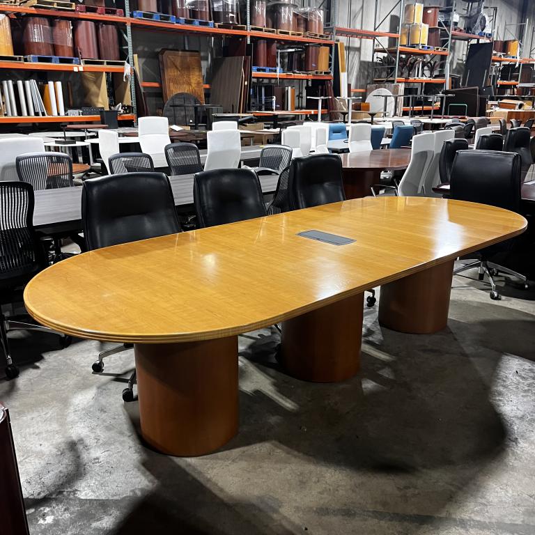 10' Cherry Conference Table - click to see full size photo