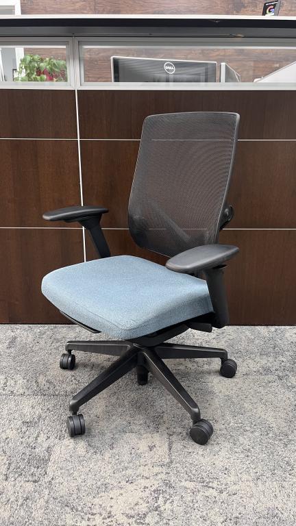 Allsteel Relate Light Blue Task Chair - click to see full size photo