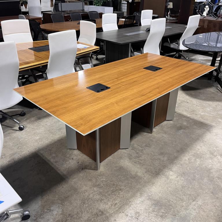 7' Cherry Conference Table - click to see full size photo