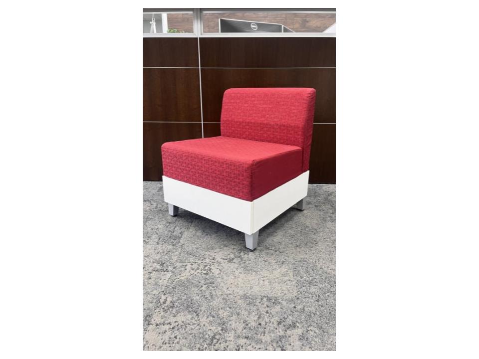 Red Lobby Chair - click to see full size photo